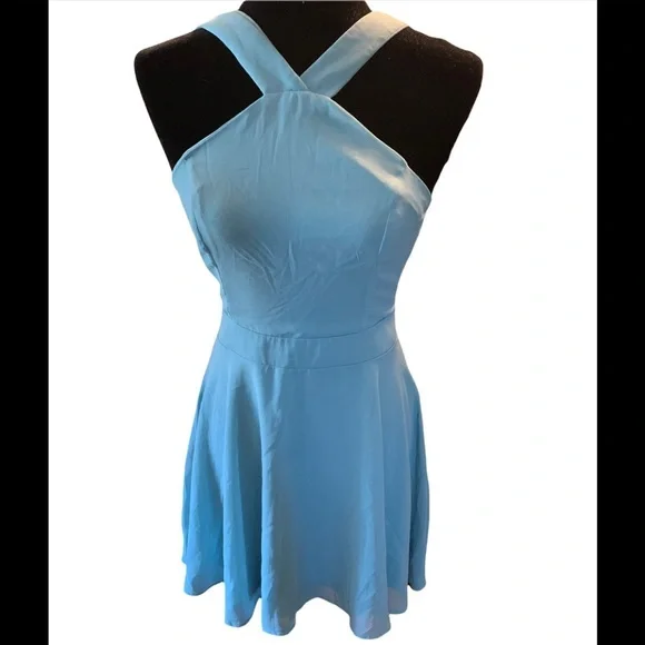 Charlotte Russe Blue Dress M - Picture 1 of 3